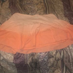 Pink Cotton Tie Dye Faded Skirt